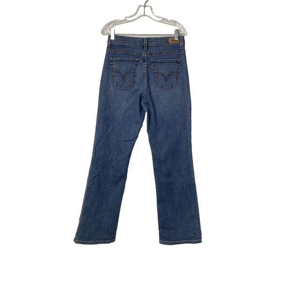 Levi’s Womens Blue Jeans Perfectly Slimming Boot Cut 512 Size 10/M Pockets - Picture 3 of 16